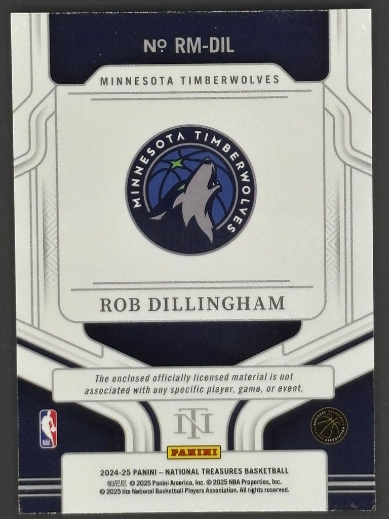Rob Dillingham Rookie Auto /25 — Prizm Blue Ice (Second Copy)