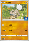Rockruff S-P/CS 047 Chinese Pokémon Promo Card — front